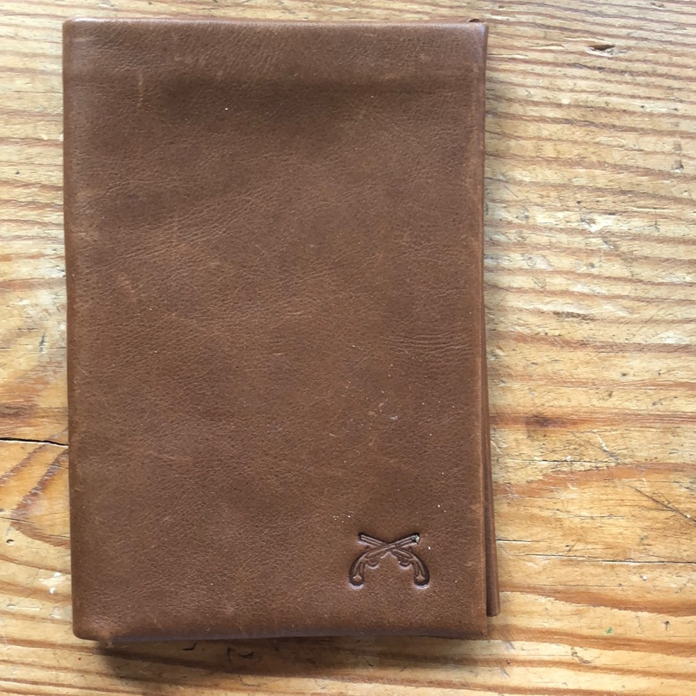MAXX & UNICORN CO. Brown Leather Passport Holder | NEW, Handmade in Brooklyn, NY